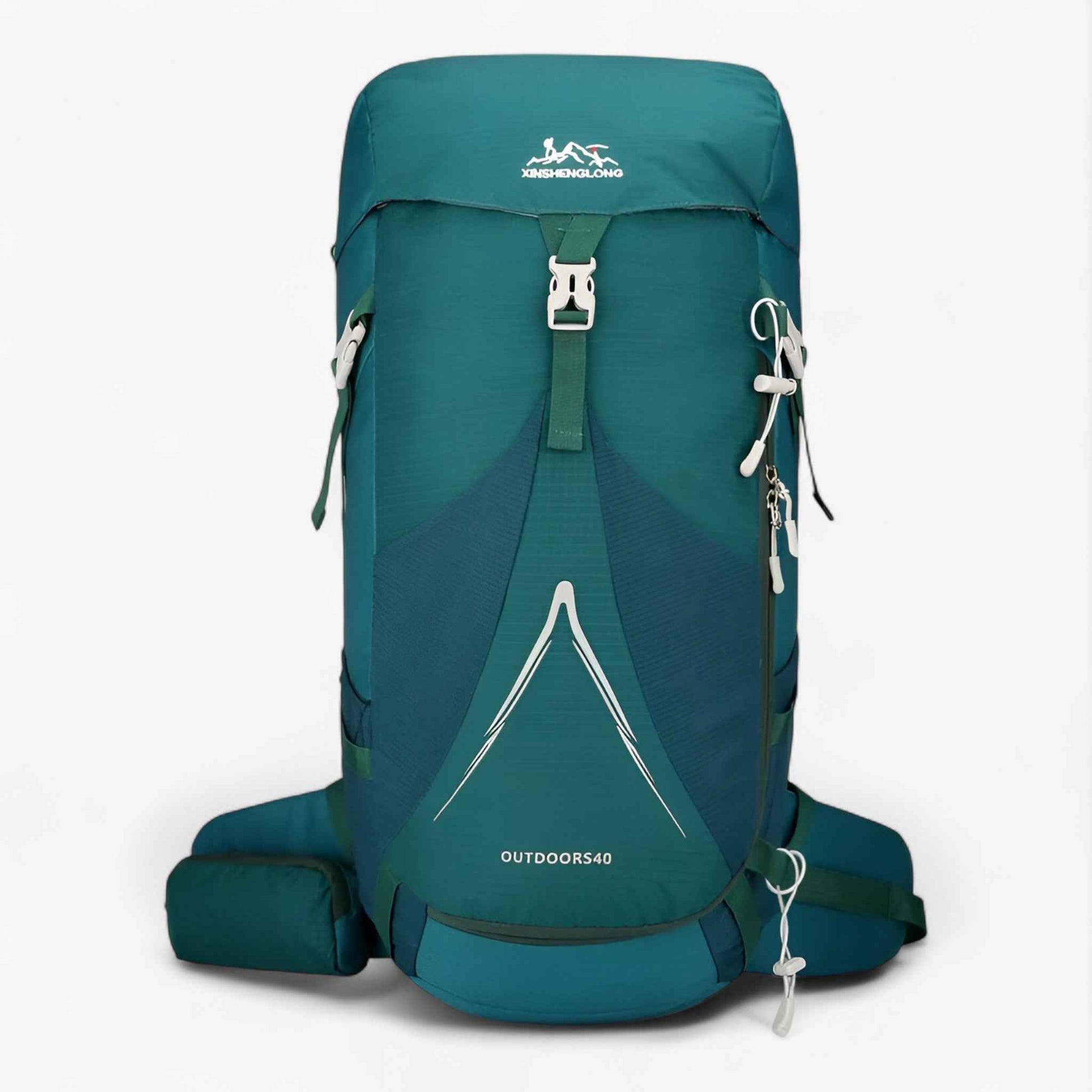 Wandelrugzak 50L Waterafstotend Nylon - Rugzakken - Groen - Wandelrugzak 50L Waterafstotend Nylon - Outdoor Craft