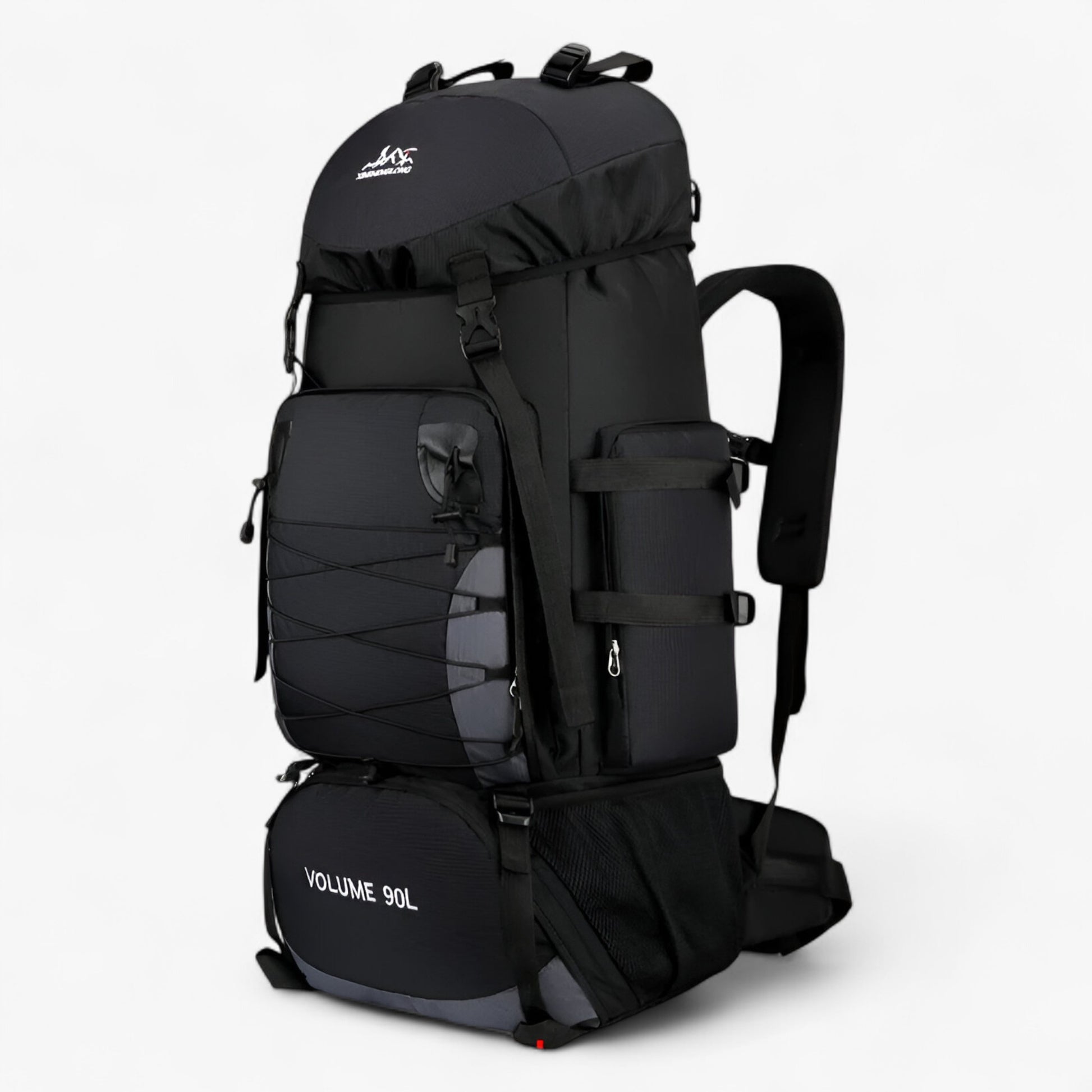 Waterdichte Nylon Rugzak voor Mannen en Vrouwen - Rugzakken - 90L Zwarte Tas - Waterdichte Nylon Rugzak voor Mannen en Vrouwen. - Outdoor Craft