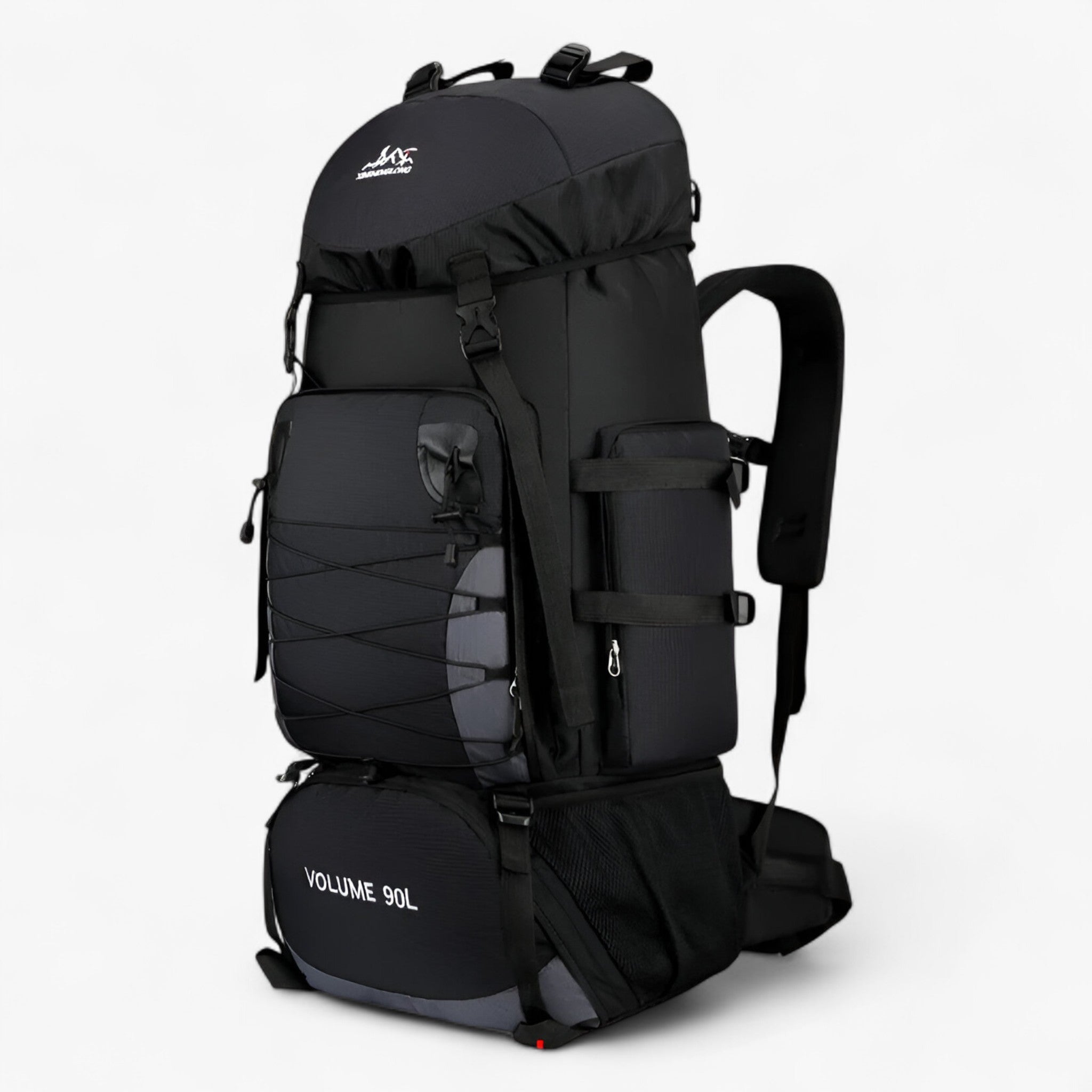 Waterdichte Nylon Rugzak voor Mannen en Vrouwen - Rugzakken - 90L Zwarte Tas - Waterdichte Nylon Rugzak voor Mannen en Vrouwen. - Outdoor Craft