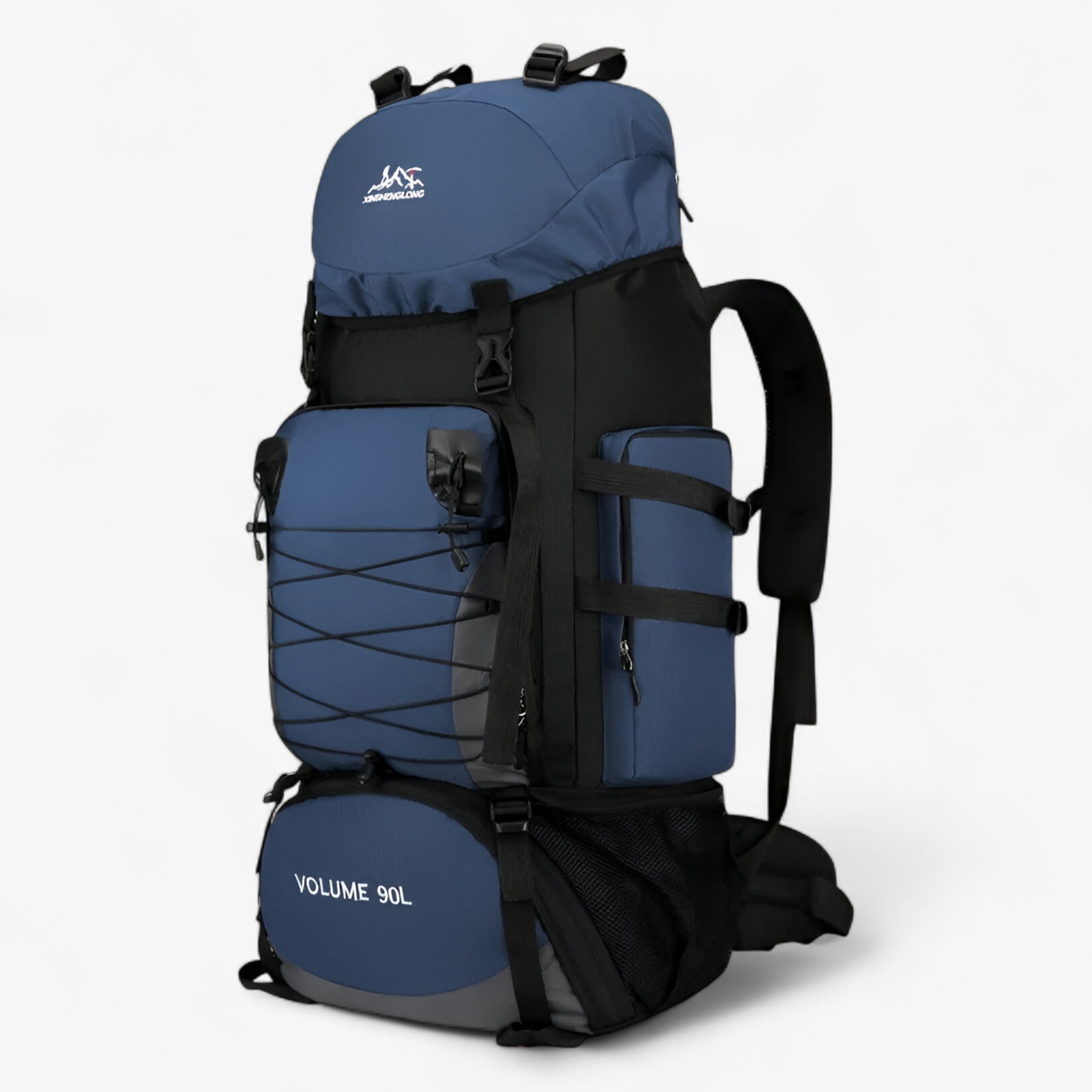 Waterdichte Nylon Rugzak voor Mannen en Vrouwen - Rugzakken - 90L Donkerblauwe Tas - Waterdichte Nylon Rugzak voor Mannen en Vrouwen. - Outdoor Craft