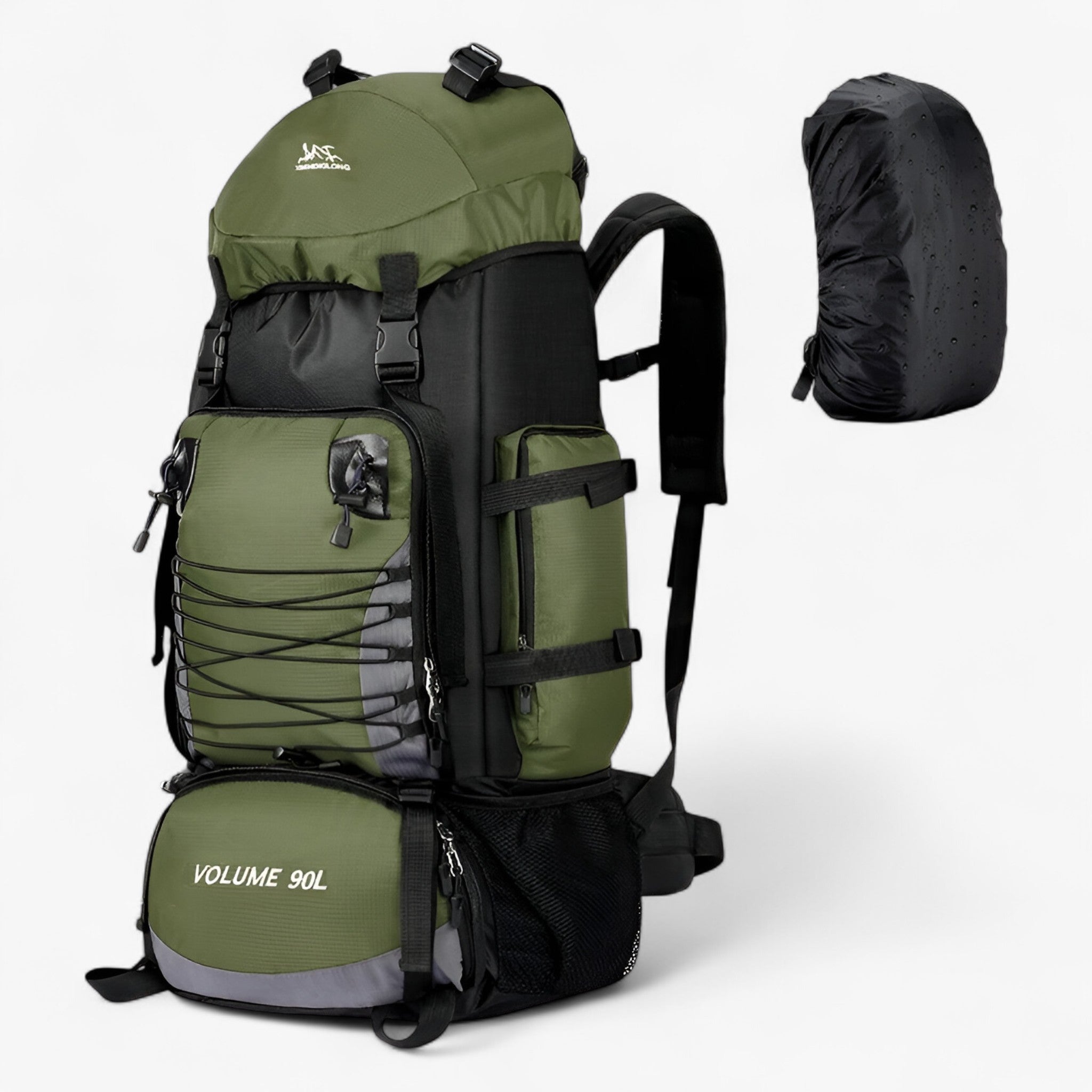 Waterdichte Nylon Rugzak voor Mannen en Vrouwen - Rugzakken - Leger AD hoes - Waterdichte Nylon Rugzak voor Mannen en Vrouwen. - Outdoor Craft