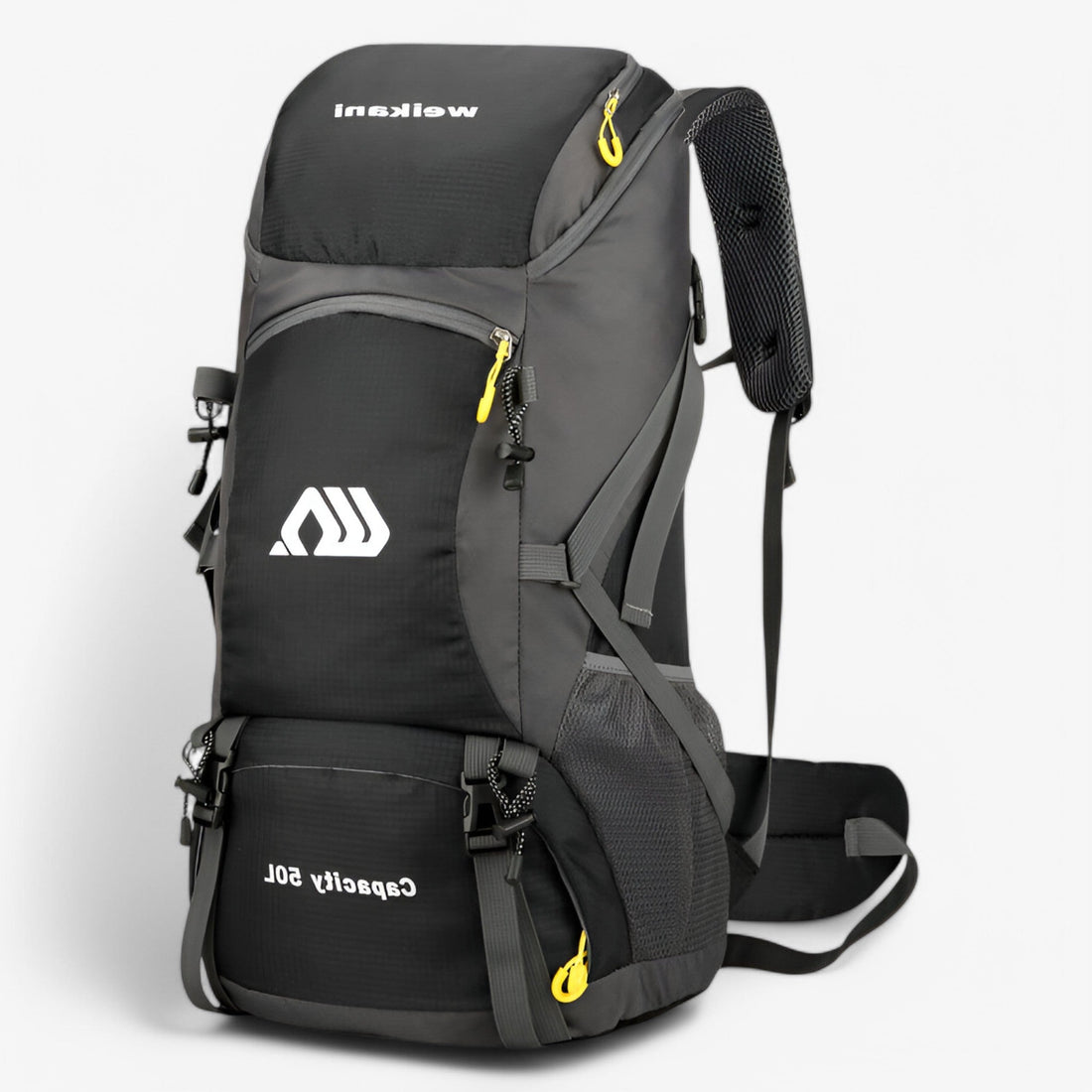 Rugzakken : Reis Rugzak voor Outdoor Activiteiten - 50L in Zwart van Outdoor Craft