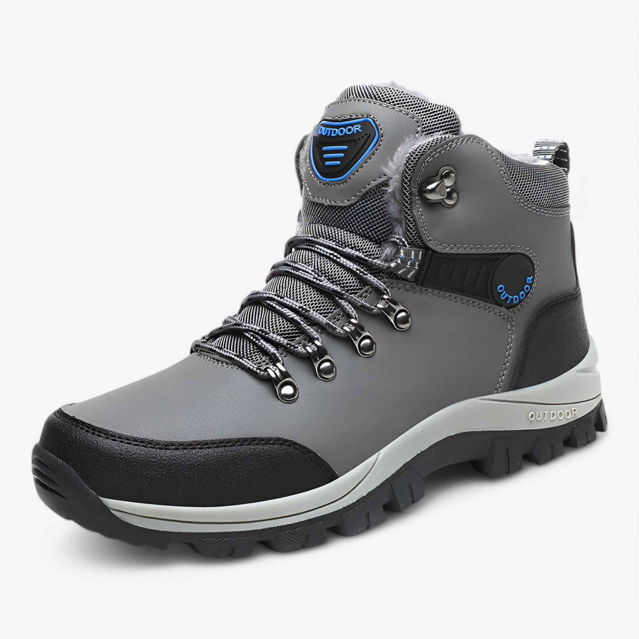Sneakers : Casual Sneakers voor Buiten in Grijs van Outdoor Craft