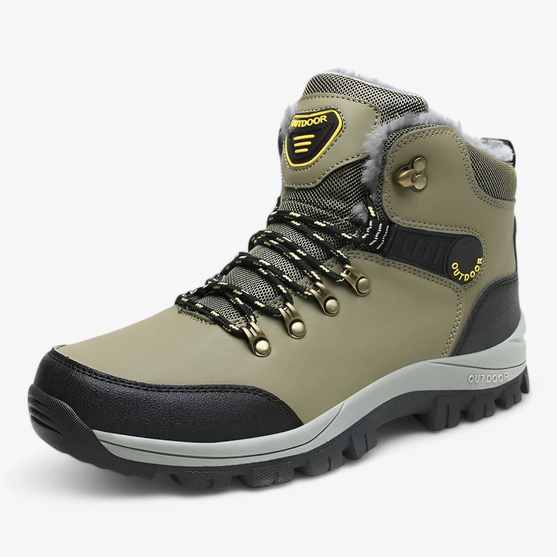 Sneakers : Casual Sneakers voor Buiten in Groen van Outdoor Craft
