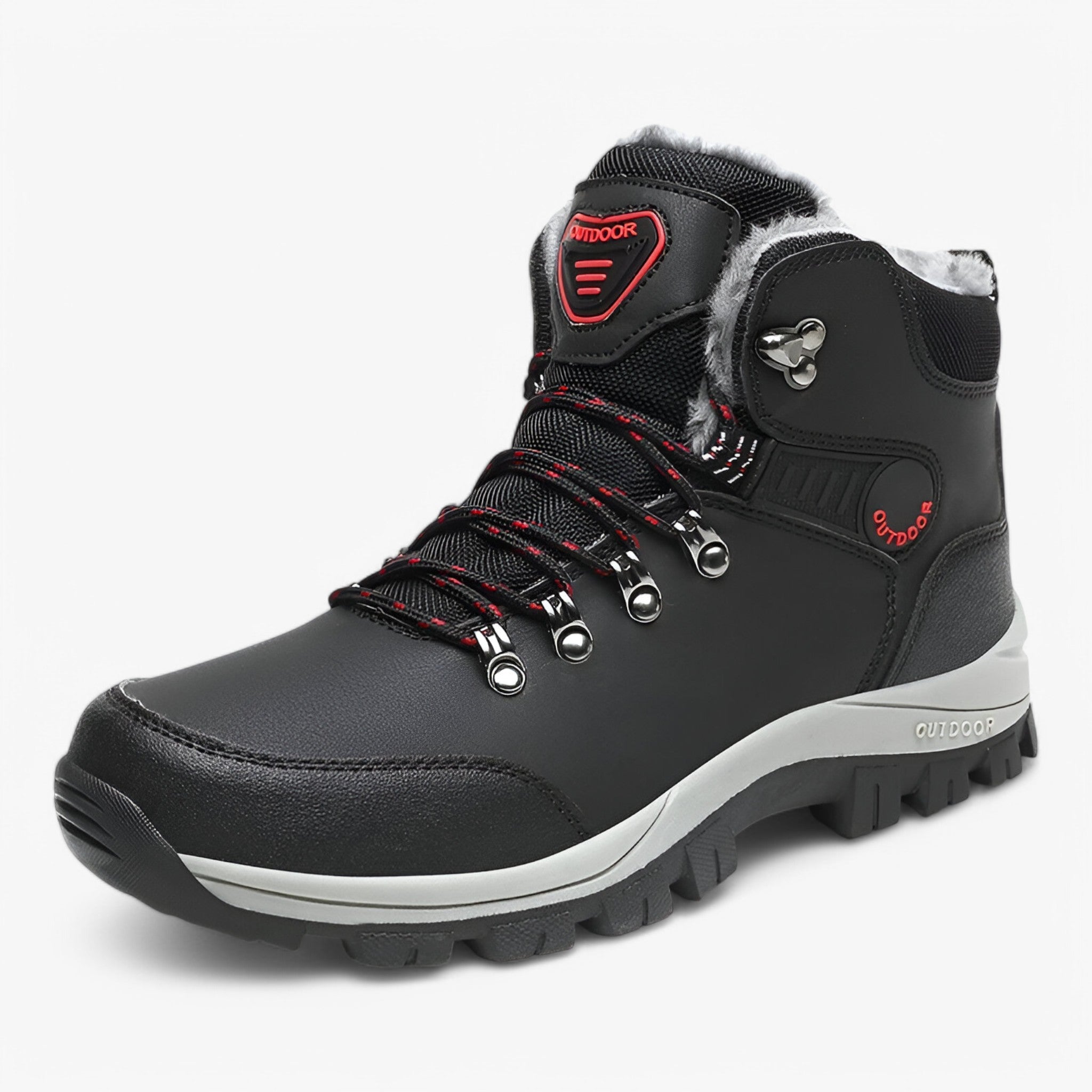 Sneakers : Casual Sneakers voor Buiten in Zwart van Outdoor Craft