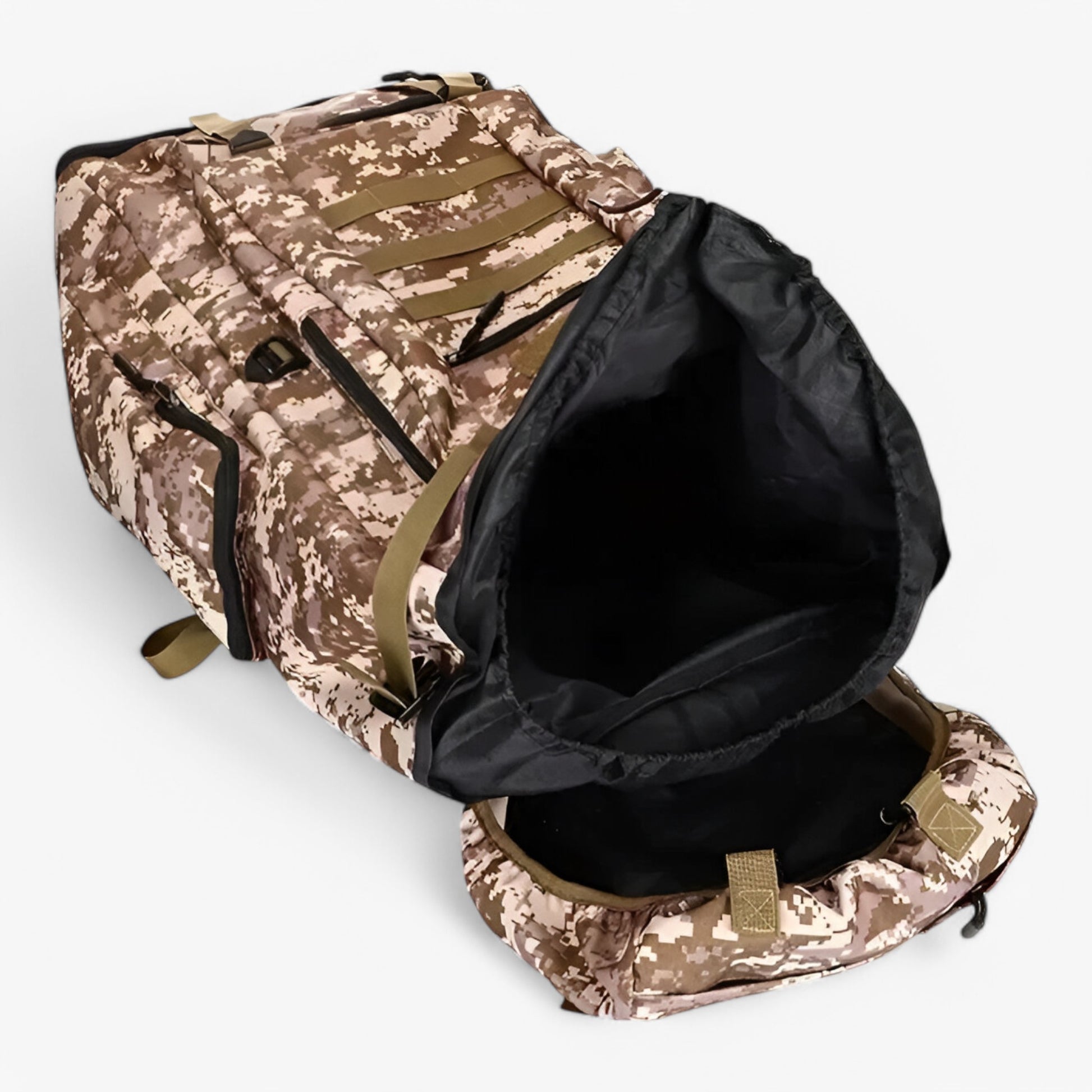 Wandelrugzakken : Grote Tactische Rugzak 80L/100L – Duurzaam Waterbestendig in van Outdoor Craft