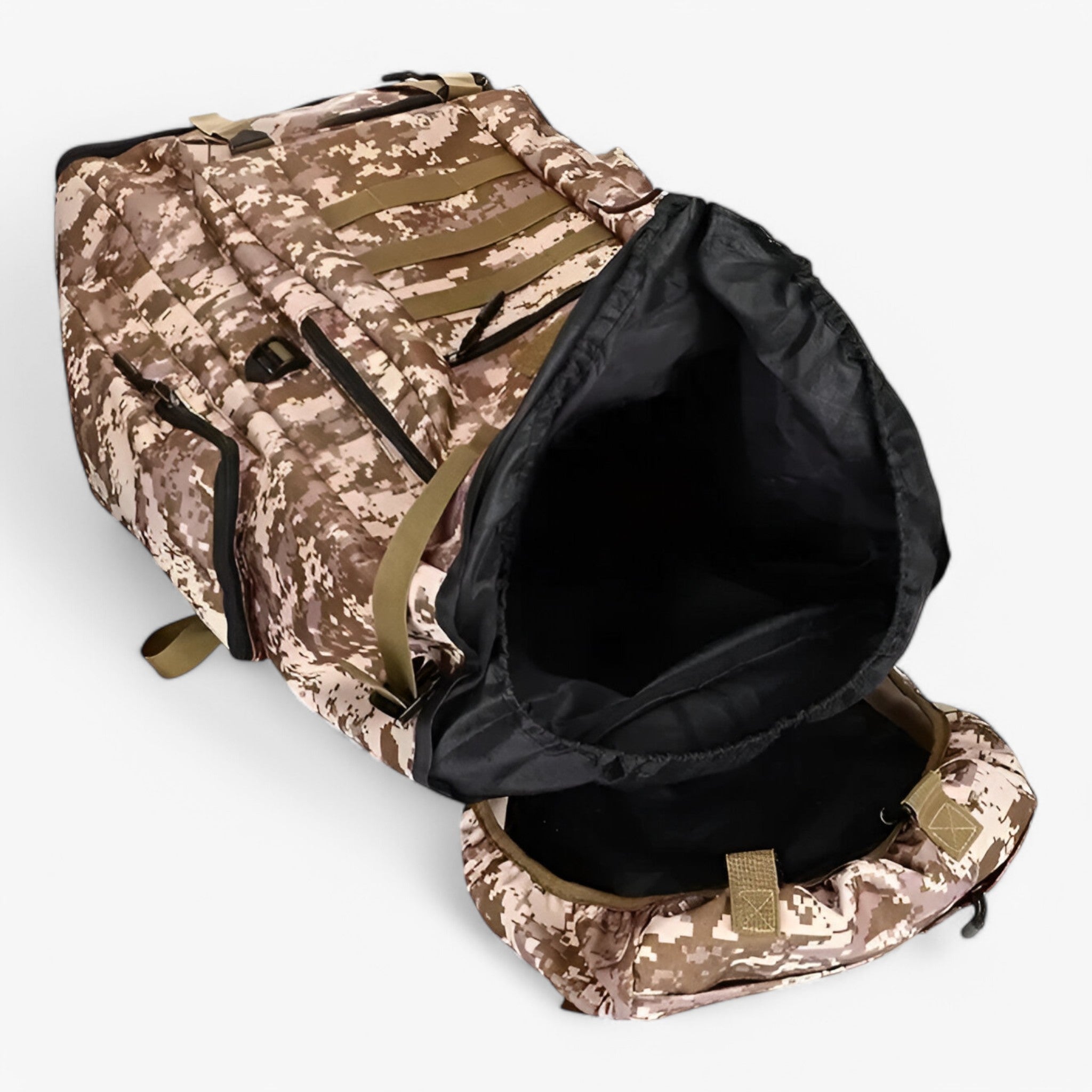 Wandelrugzakken : Grote Tactische Rugzak 80L/100L – Duurzaam Waterbestendig in van Outdoor Craft
