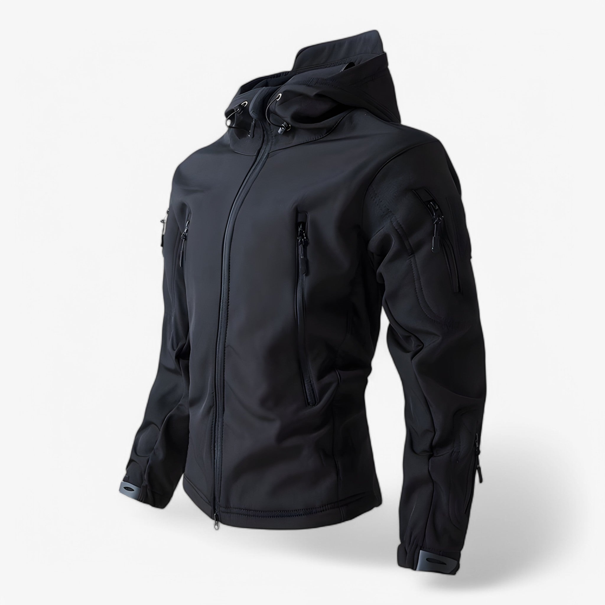 Softshell Jassen : Tactical | Softshell rugzak voor heren in zwart van Outdoor Craft