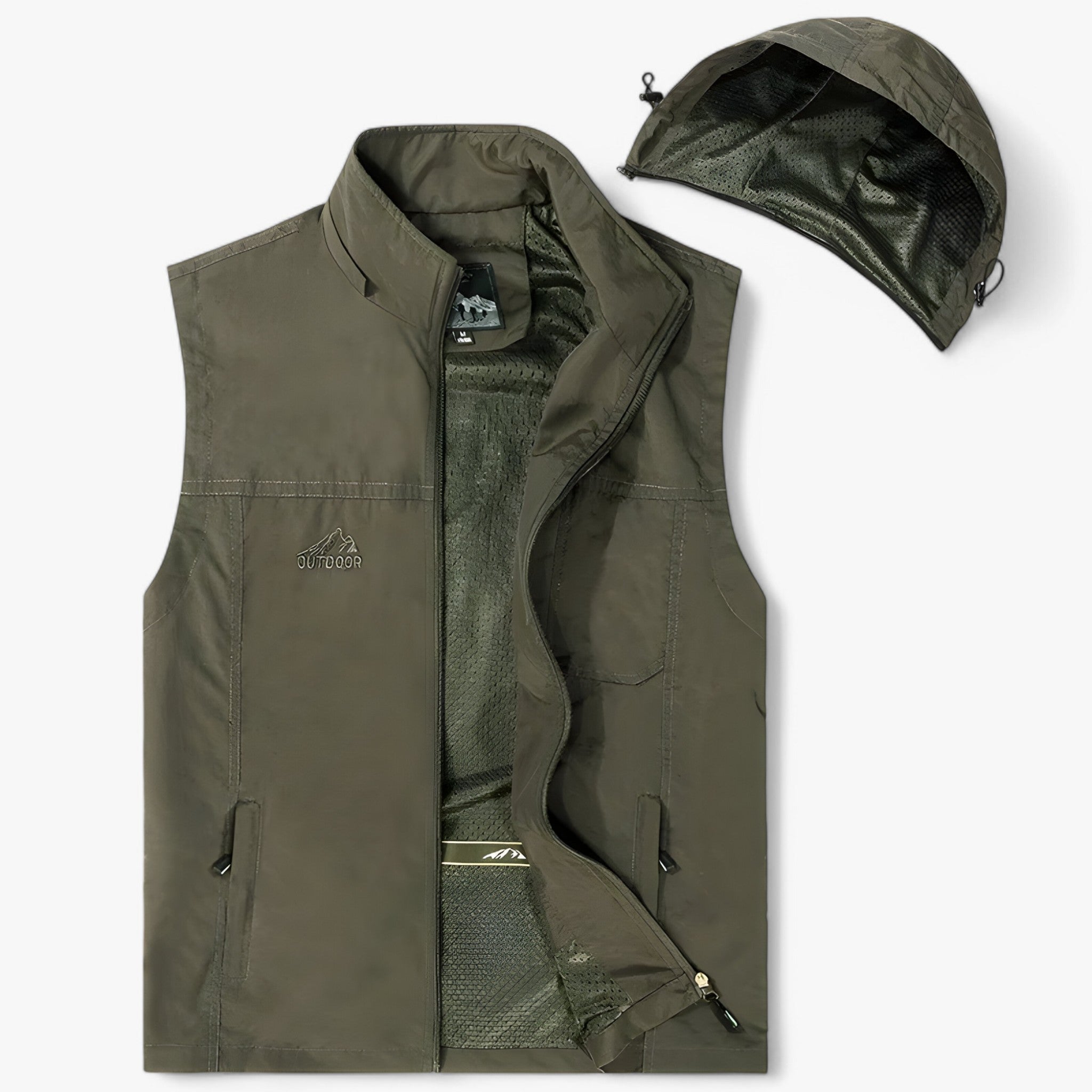 Ademend Multi-pocket Vissersvest