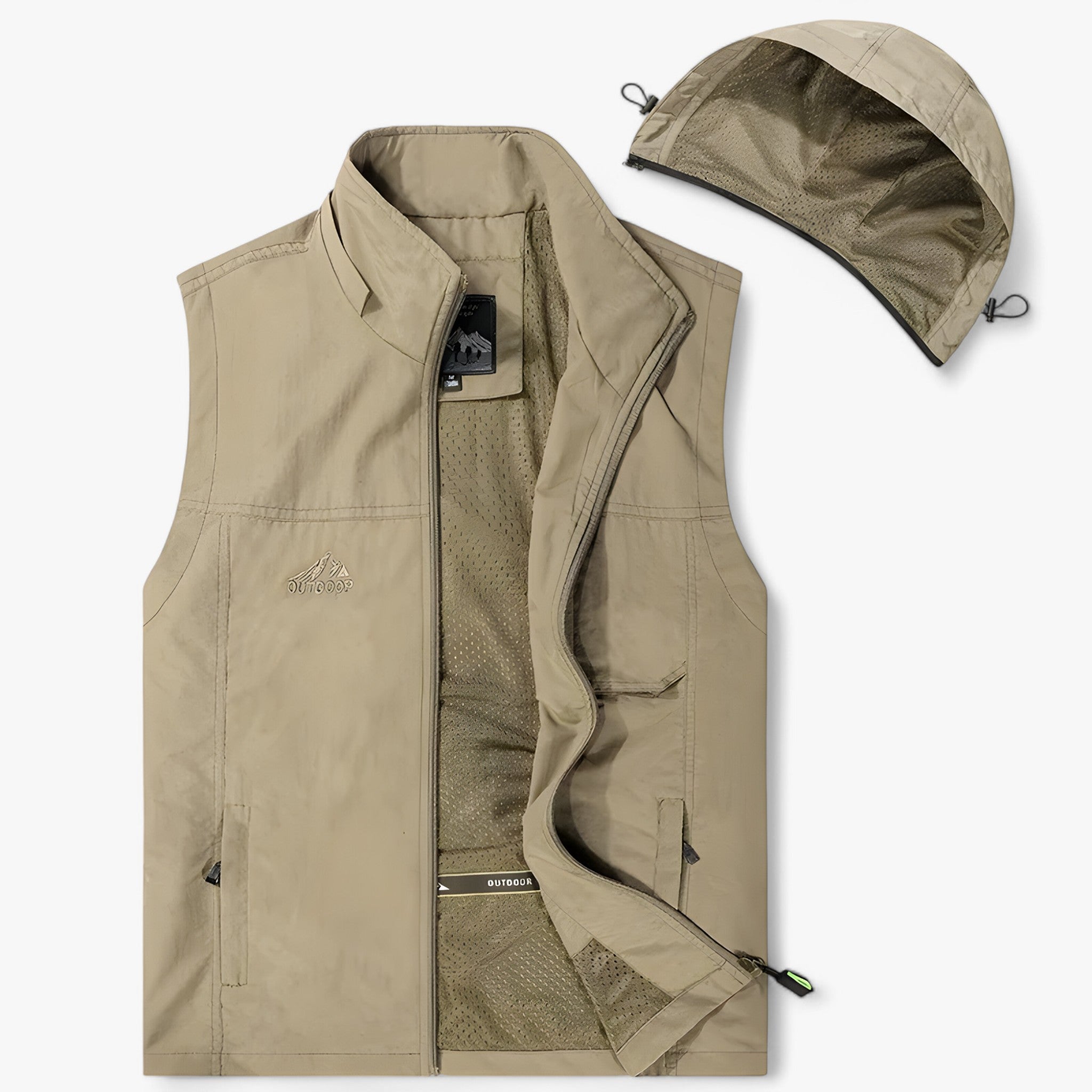 Ademend Multi-pocket Vissersvest