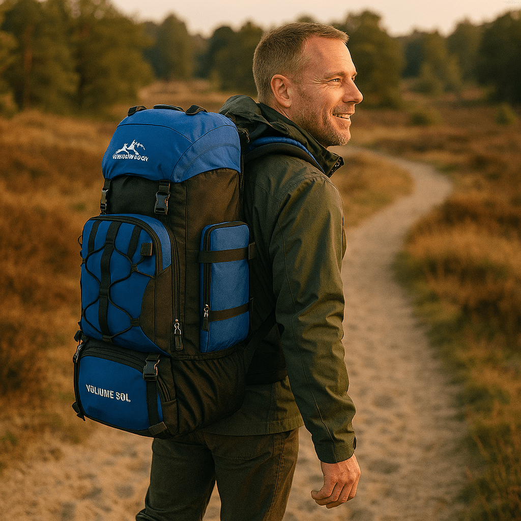 Wandelrugzakken : Waterdichte 90L Rugzak voor Wandelen en Kamperen in van Outdoor Craft