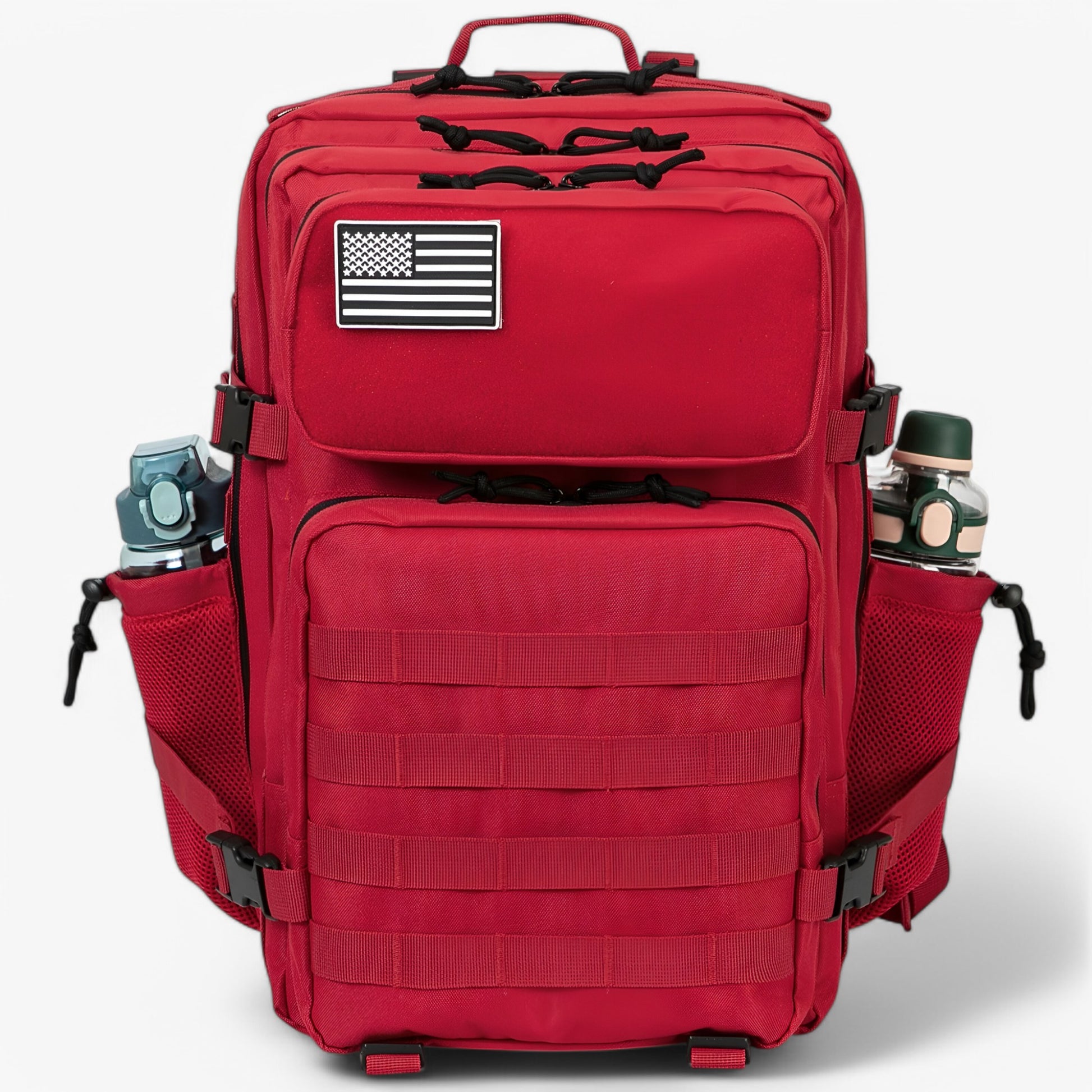 Tactische Rugzakken : Tactische Rugzak - Duurzaam & Waterdicht in 1.0 Rood van Outdoor Craft