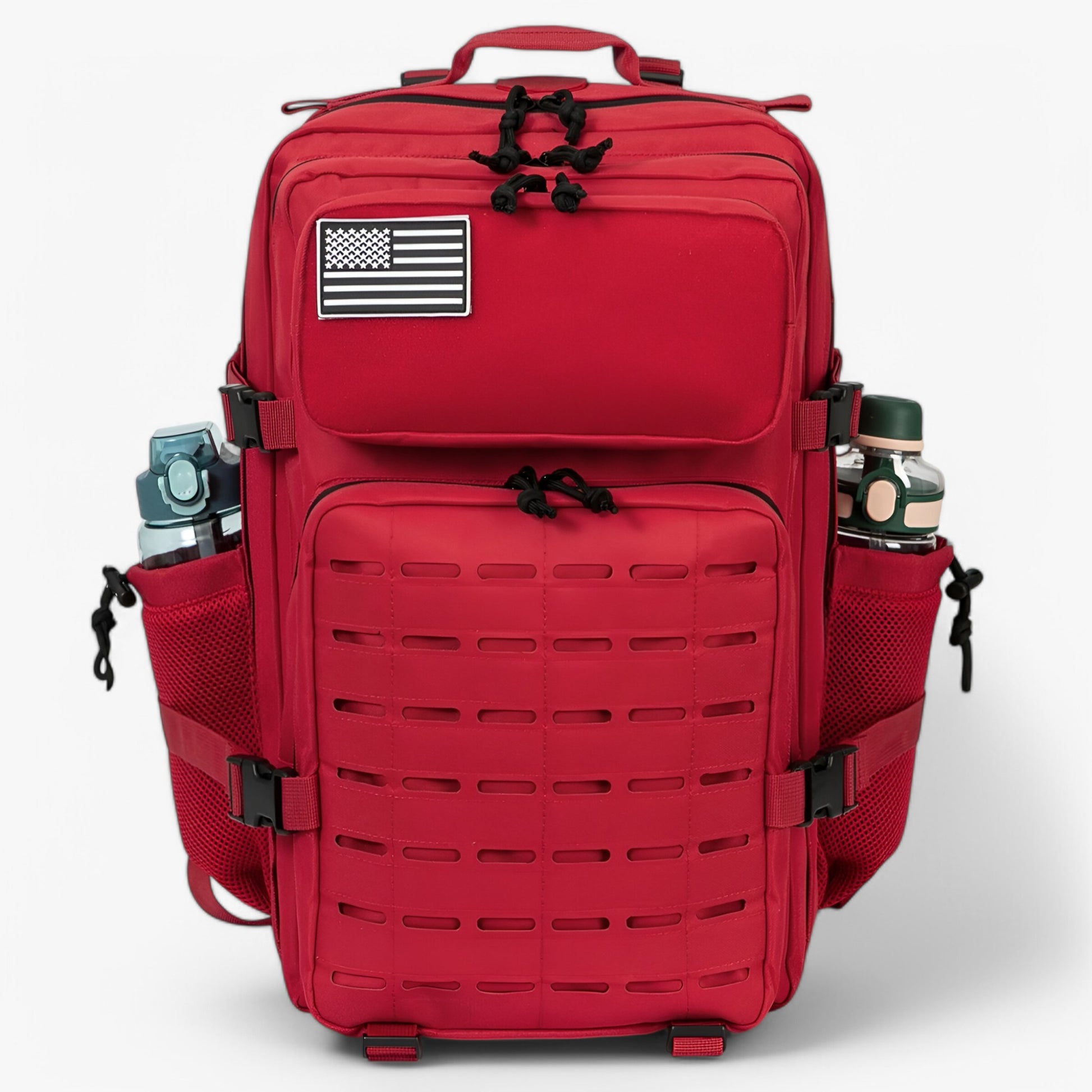 Tactische Rugzakken : Tactische Rugzak - Duurzaam & Waterdicht in 2.0 Rood van Outdoor Craft