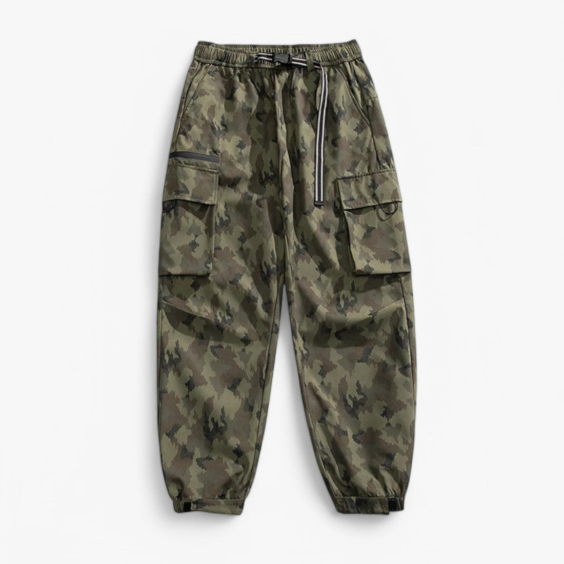 Heren Buitenbroeken : Logan | Waterdichte Lichtgewicht Wandelbroek in Camouflage van Outdoor Craft